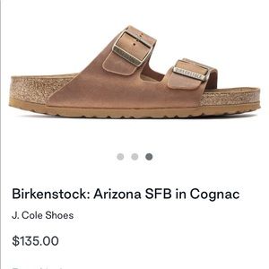 Birkenstock: Arizona SFB in Cognac